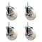 Service Caster 5 Inch Nylon Wheel Swivel 58 Inch Threaded Stem Caster Set with Brake SCC SCC-TS20S514-NYS-TLB-58212-4 - alternate 1